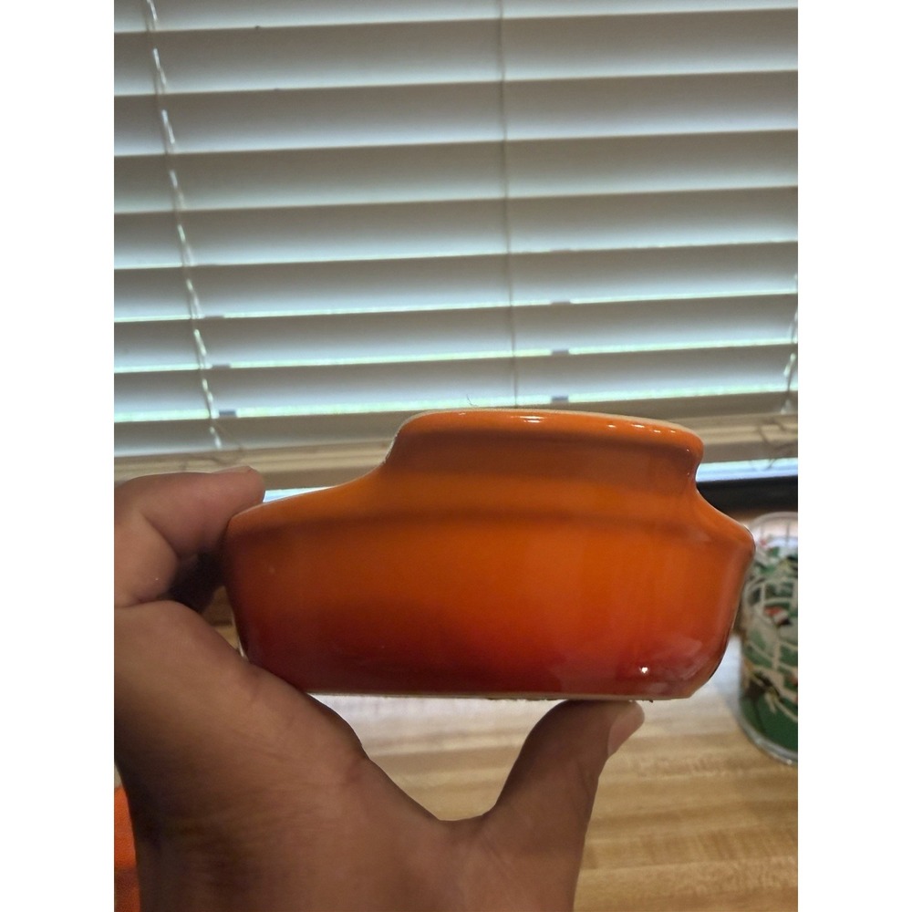 Le Creuset Baking Casserole Dish Au Gratin Classic Oval Orange - Picture 5 of 7